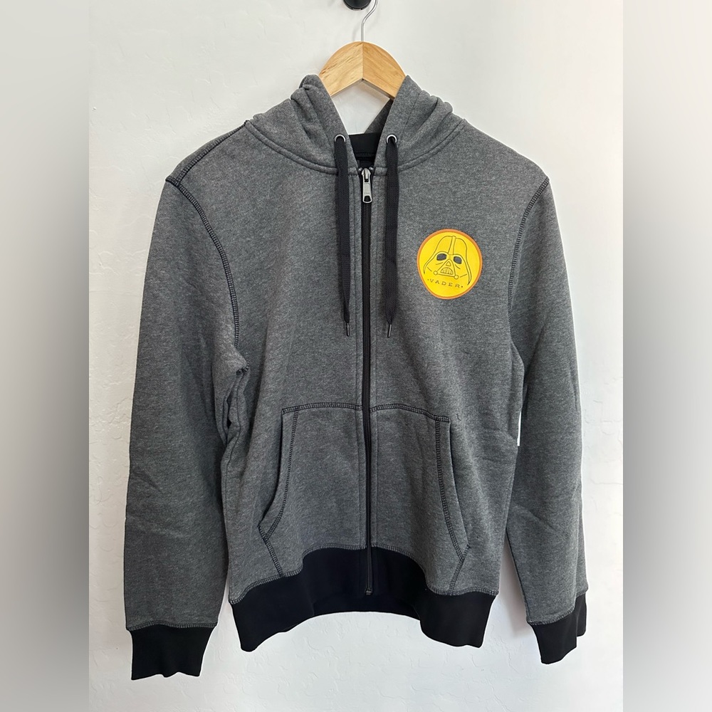 Amazon Essentials Disney |Star Wars Men's Fleece Full-Zip Hoodie Sweatshirts XS